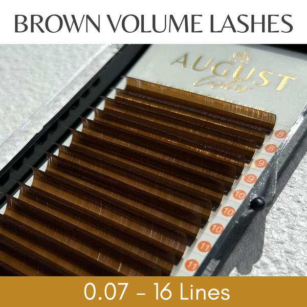 0.07 - Brown Volume Lashes