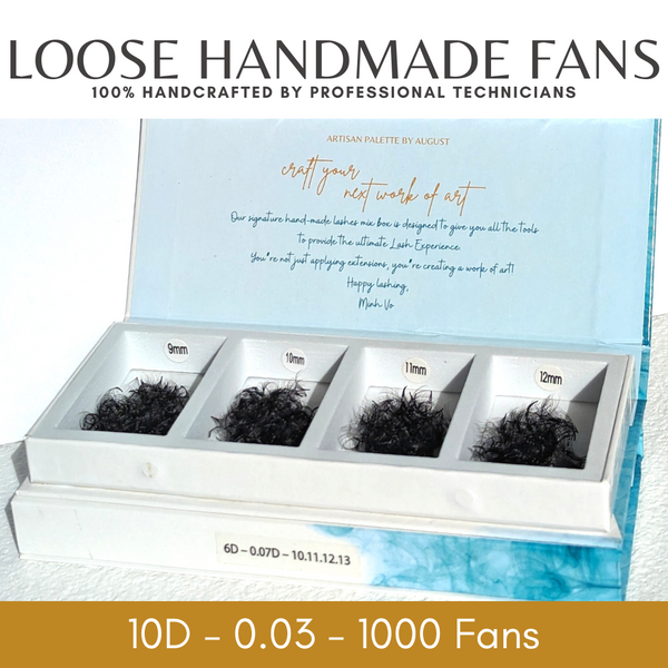 10D 0.03 Handmade Fans - 1000 Fans