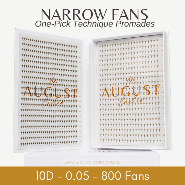 10D 0.05 Narrow Promade Fans - 800 Fans